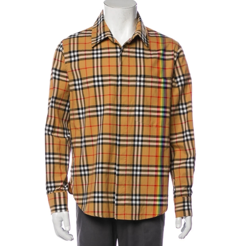 Burberry vintage plaid shirt